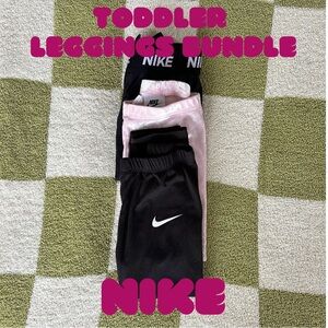 Nike Toddler Leggings Bundle (3)